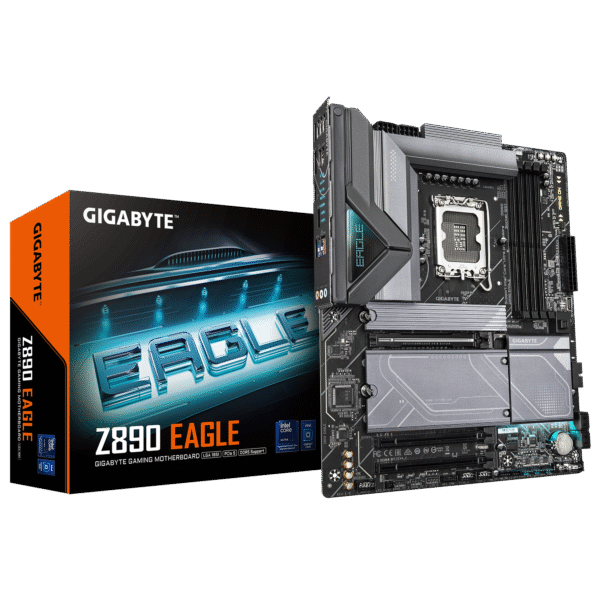 Gigabyte Z890 EAGLE | Processor family Intel | Processor socket LGA1851 | DDR5 | Supported hard disk drive interfaces M.2, SATA | Number of SATA connectors 4