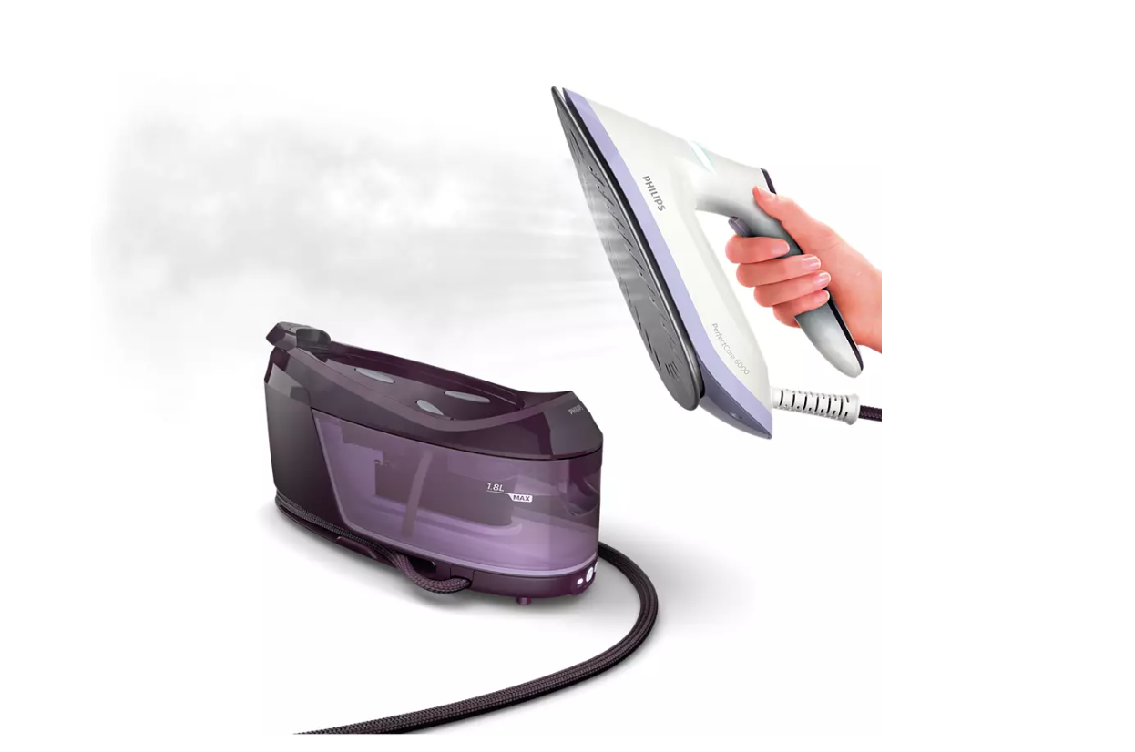 Philips | Steam Generator | PSG6024/30 | 2400 W | 1.8 L | Auto power off | Vertical steam function | Calc-clean function | Purple - Image 7