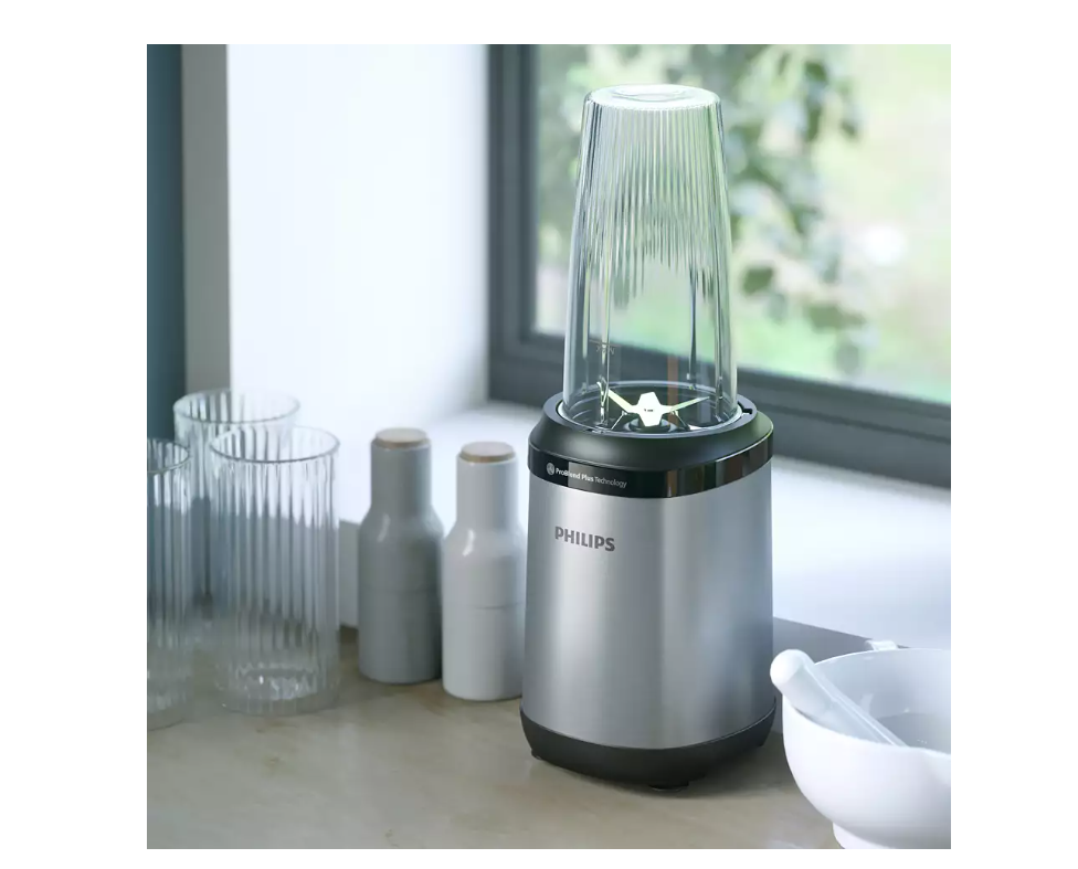 Philips Blender | HR2765/00 | Tabletop | 800 W | Jar material Tritan Plastic | Jar capacity 0.7 + 0.5 L | Ice crushing | Silver - Image 4