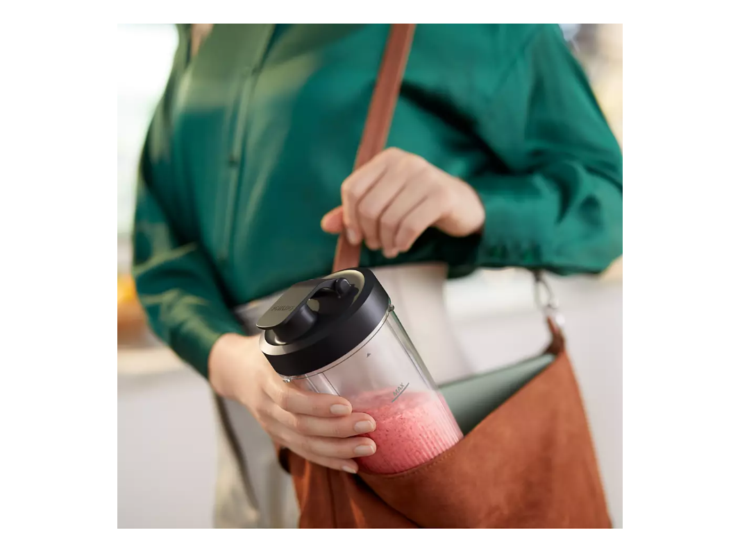 Philips Blender | HR2765/00 | Tabletop | 800 W | Jar material Tritan Plastic | Jar capacity 0.7 + 0.5 L | Ice crushing | Silver - Image 5