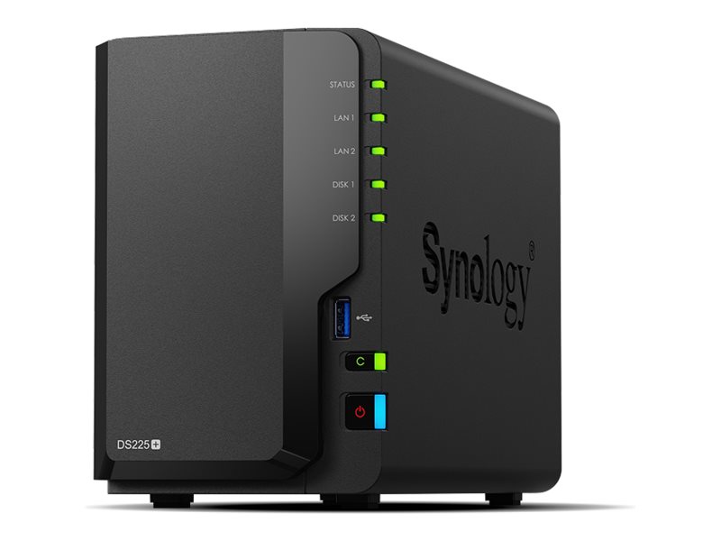 Synology DiskStation | DS225+ | Intel Celeron | J4125 | 2 GB | DDR4 | Black - Image 3