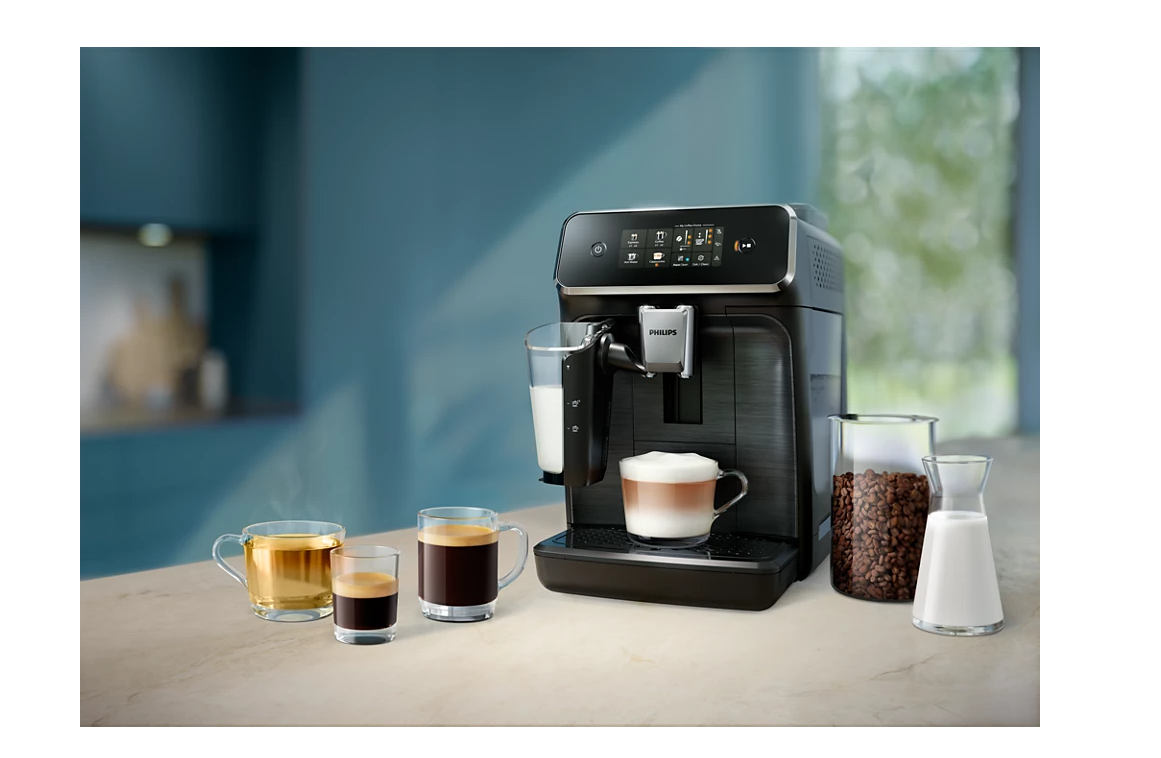 Philips Coffee maker | EP2331/10 | Pump pressure 15 bar | Built-in milk frother | Automatic | 1500 W | Black - Image 6