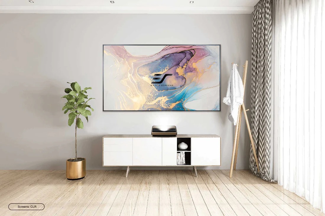 Elite Screens AR90H-CLR3 Projection Screen, Fixed frame | Diagonal 100 " | 16:9 - Image 4