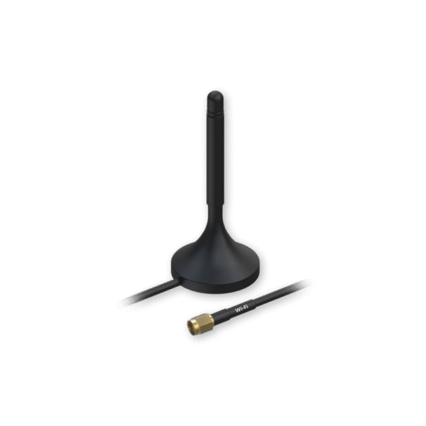 Teltonika Wi-Fi Magnetic SMA Antenna | PR1KRF30 | Gain 3 dB | 2400-2500 GHz | Antenna connector type RP-SMA Male