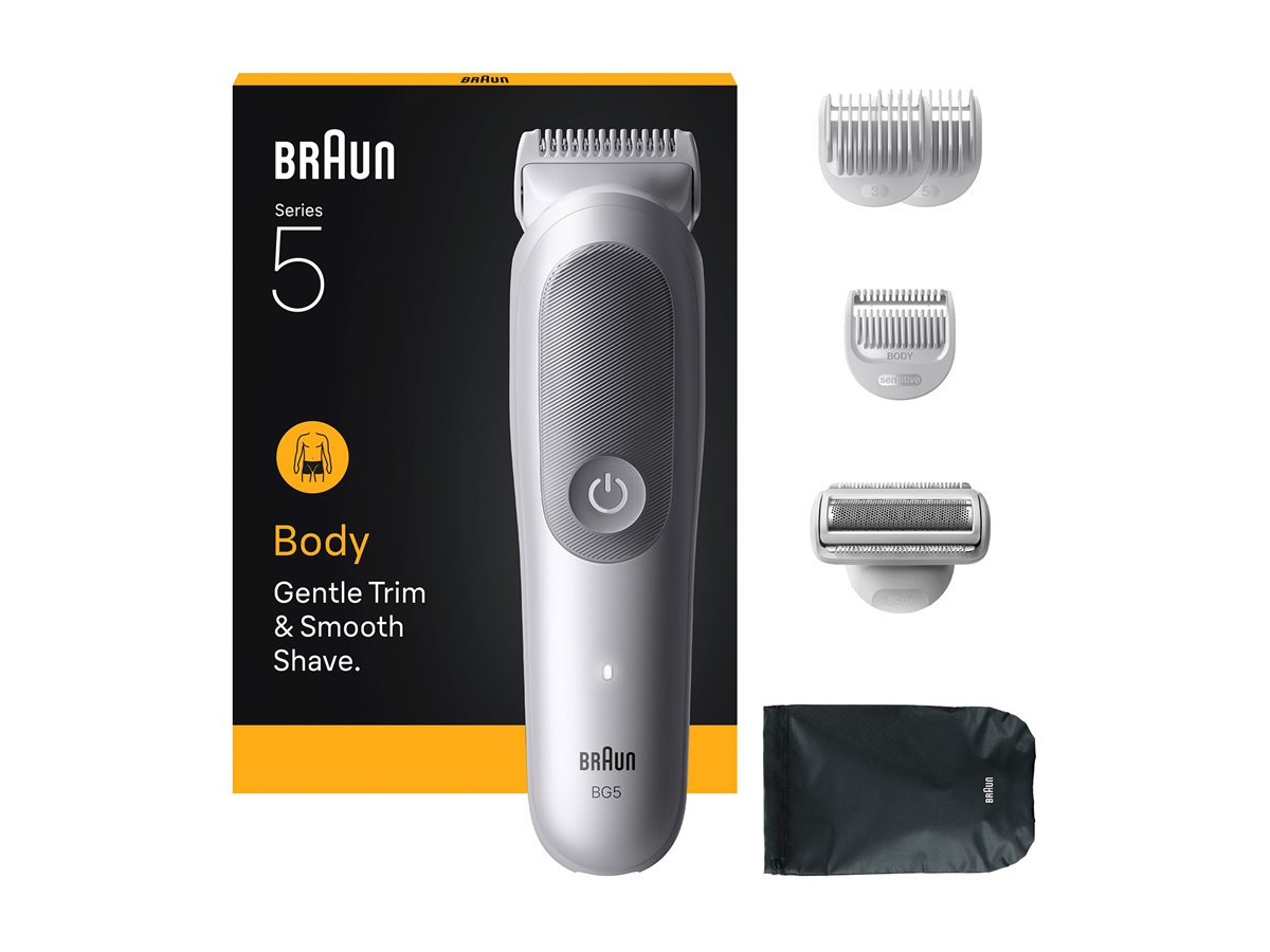Braun Body Groomer | Series 5 BG5550 | Cordless | Lght Grey - Image 3
