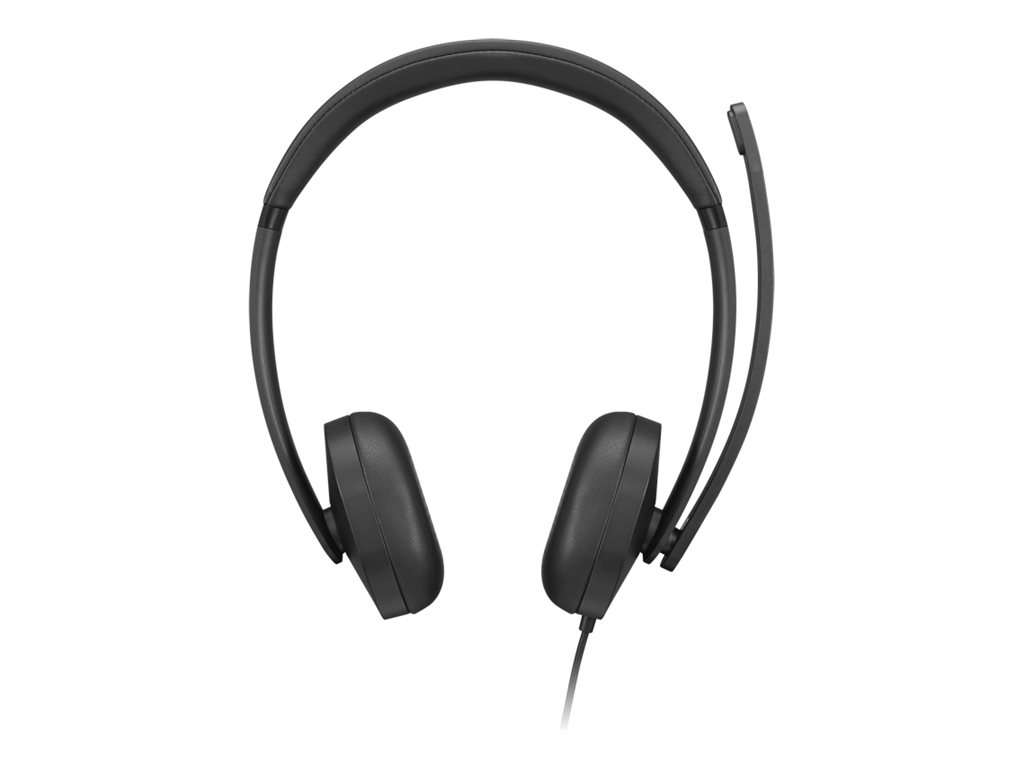 Lenovo Wired VoIP Headset 5000 (Teams) | Built-in microphone | USB Type-A, USB Type-C | Black - Image 2