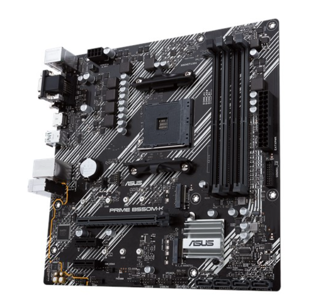 Asus | PRIME B550M-K | Processor family AMD | Processor socket AM4 | DDR4 | Memory slots 4 | Chipset AMD B | Micro ATX - Image 8