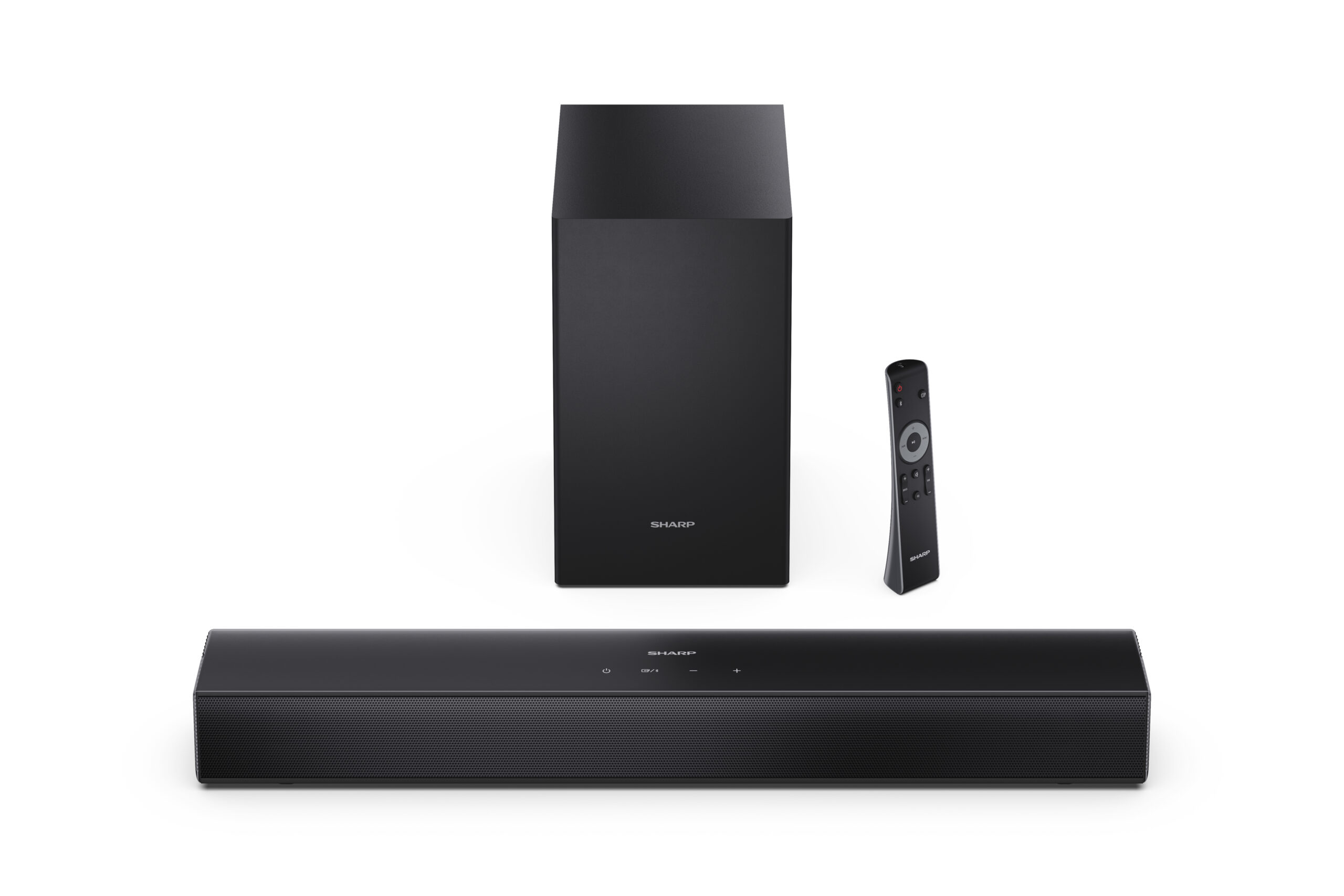 Sharp Compact 2.1 Soundbar with Wireless Subwoofer | HT-SBW121 | 240 W | Bluetooth | Black | Wireless connection - Image 5