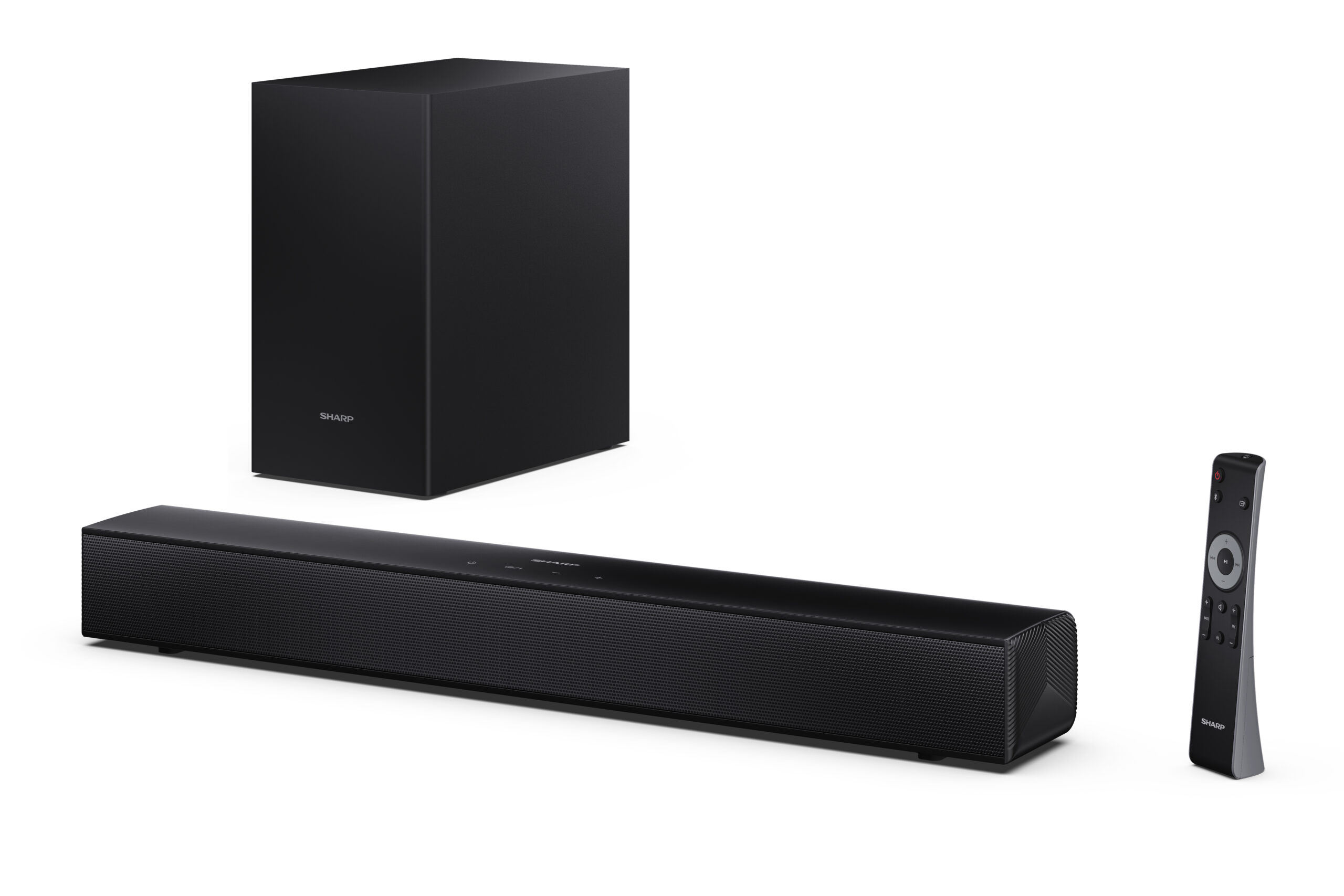 Sharp Compact 2.1 Soundbar with Wireless Subwoofer | HT-SBW121 | 240 W | Bluetooth | Black | Wireless connection - Image 9