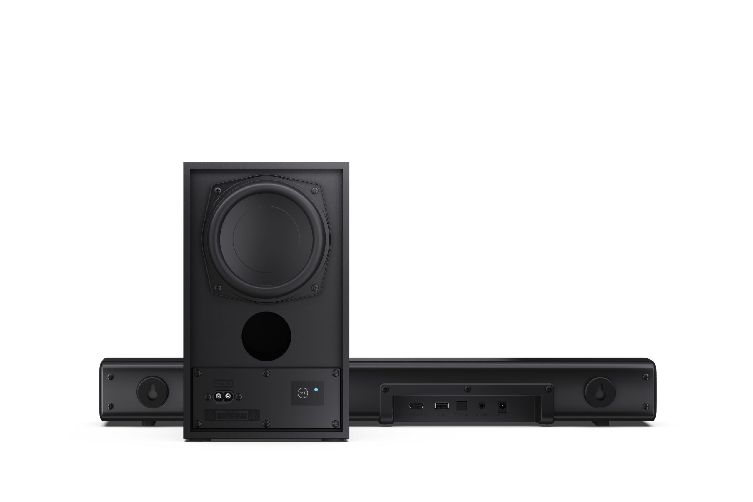 Sharp Compact 2.1 Soundbar with Wireless Subwoofer | HT-SBW121 | 240 W | Bluetooth | Black | Wireless connection - Image 19