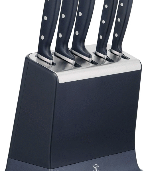 Tefal K297S644 EverSharp Stainless steel 5 pcs Knives Set | TEFAL