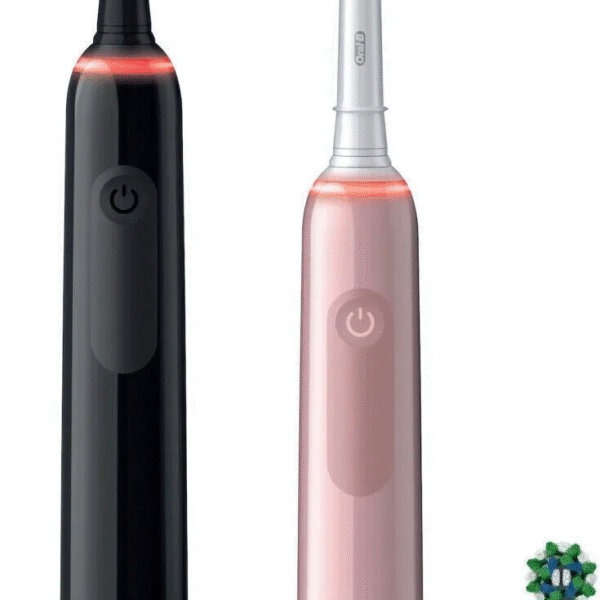 Oral-B Electric Toothbrush | Pro 3 3900N Black/Pink Duopack | Rechargeable | For adults | Number of brush heads included 3 | Number of teeth brushing modes 3 | Black/Pink