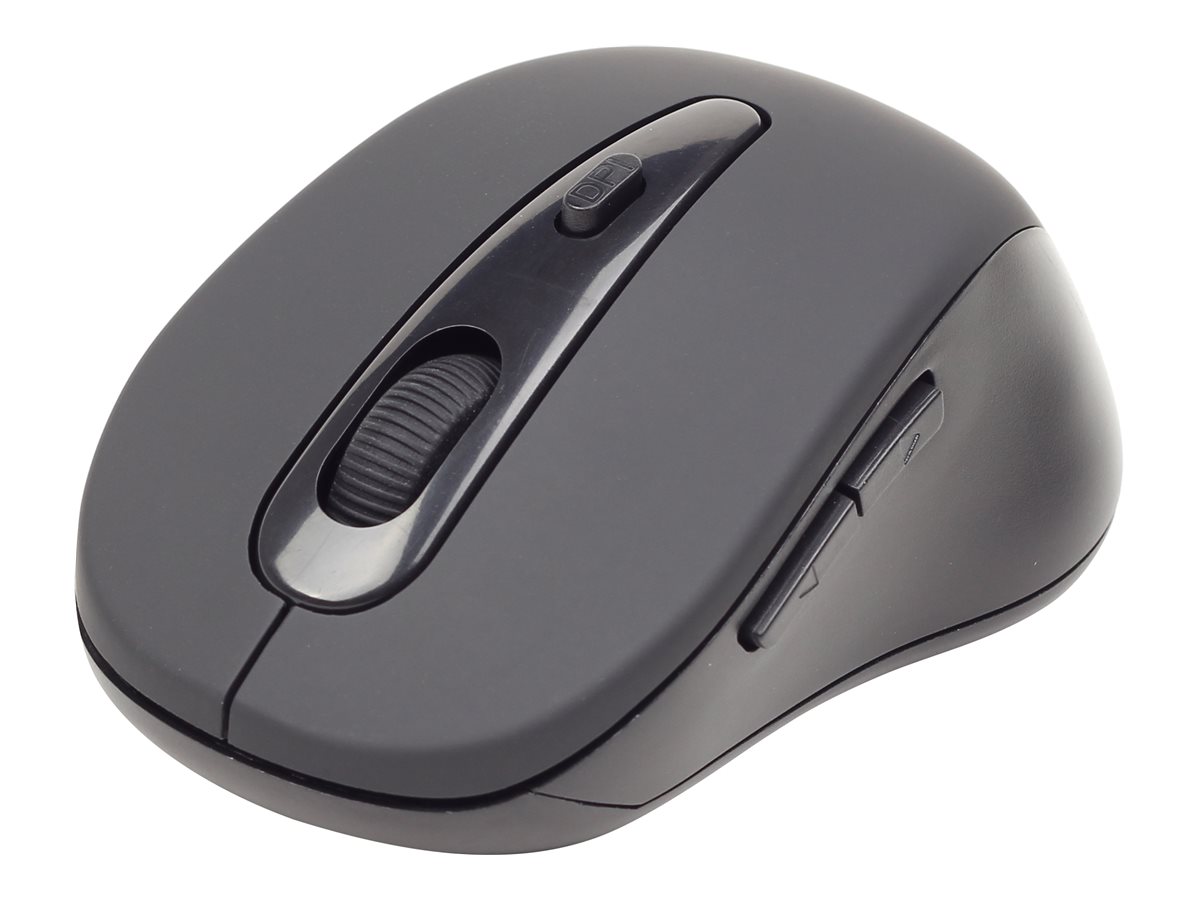 Gembird | MUSWB2 | 6 button | Optical Bluetooth mouse | Black, Grey - Image 5