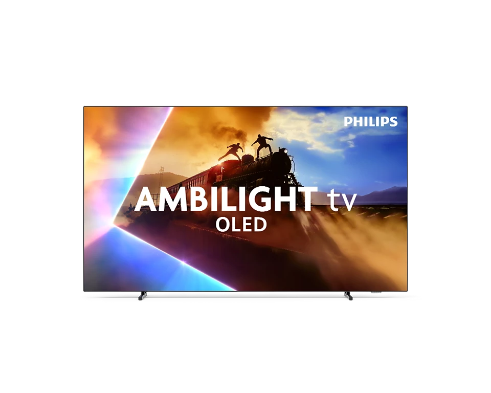 Philips OLED 4K Ambilight TV | 55OLED770/12 | 55 | Smart TV | TITAN OS | UHD | Grey