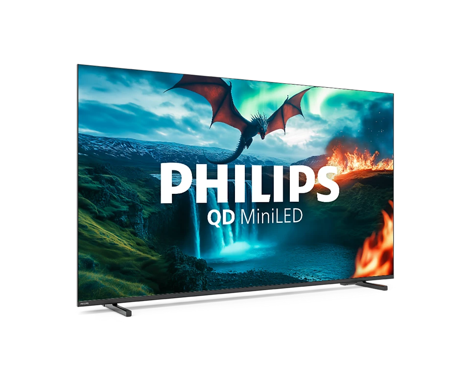 Philips QD MiniLED 4K TV | 75MLED820/12 | 75 | Smart TV | TITAN OS | UHD | Black - Image 2