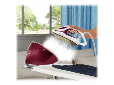 TEFAL | Ironing System Pro Express Protect | GV9220E0 | 2600 W | 1.8 L | Auto power off | Vertical steam function | Calc-clean function | Red - Image 9