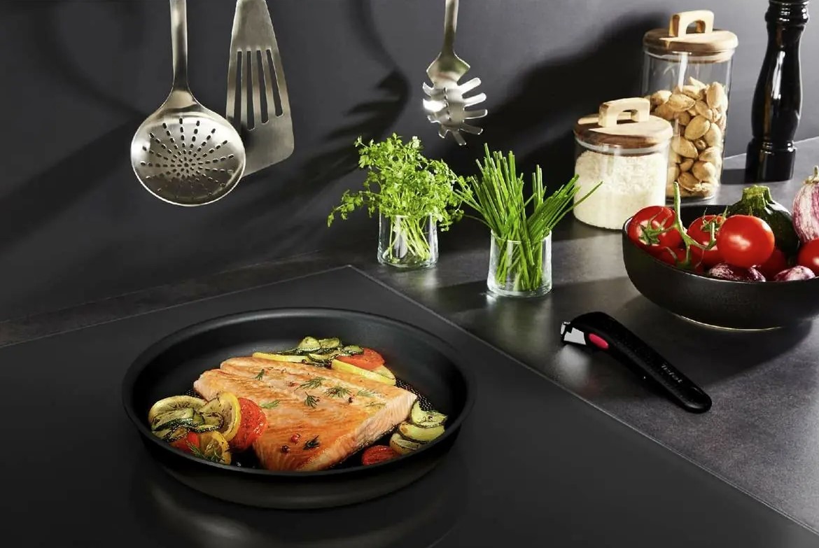 TEFAL | Frypan set | L7649253 Ingenio Ultimate | Frying | Diameter 24/28 cm | Suitable for induction hob | Removable handle | Black - Image 6