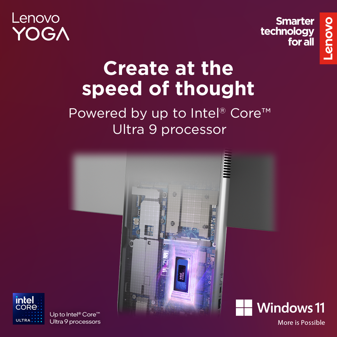 Lenovo Yoga | 27IAH10 | Desktop | AIO | 27 " | Inte Core Ultra 7 | 255H | 16 GB | Soldered LPDDR5x | 1000 GB | Intel Arc 140T GPU | English | Windows 11 Home | Warranty 24 month(s) - Image 24