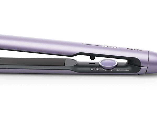 Philips | Hair straightener | BHS742/00 | Ceramic heating system | Ionic function | Display LED | Temperature (min) 120 °C | Temperature (max) 230 °C | Number of heating levels 12 | Purple
