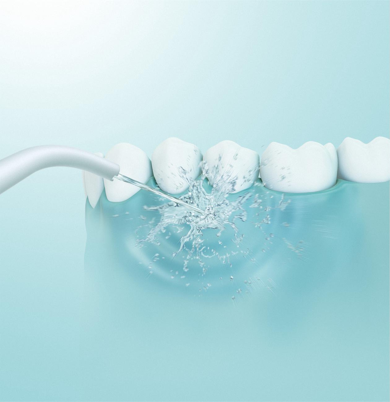 Panasonic Oral Irrigator | EW-DJ26-V303 | Cordless | 200 ml | Number of heads 2 | White - Image 5