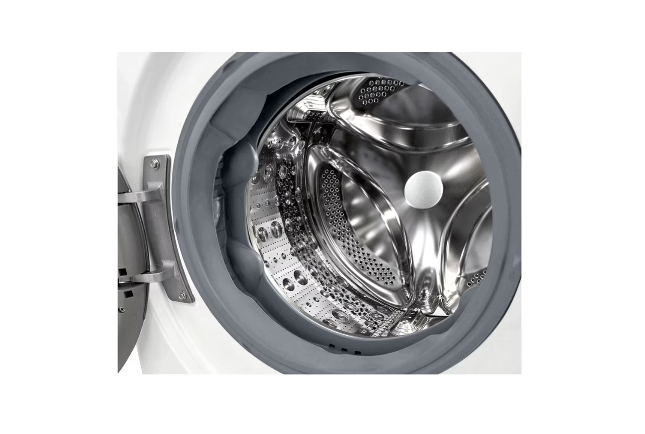 LG Washing machine | F4WR711S3HA | Energy efficiency class A | Front loading | Washing capacity 11 kg | 1400 RPM | Depth 57 cm | Width 60 cm | Display | LED | Steam function | Direct drive | Wi-Fi | White - Image 3