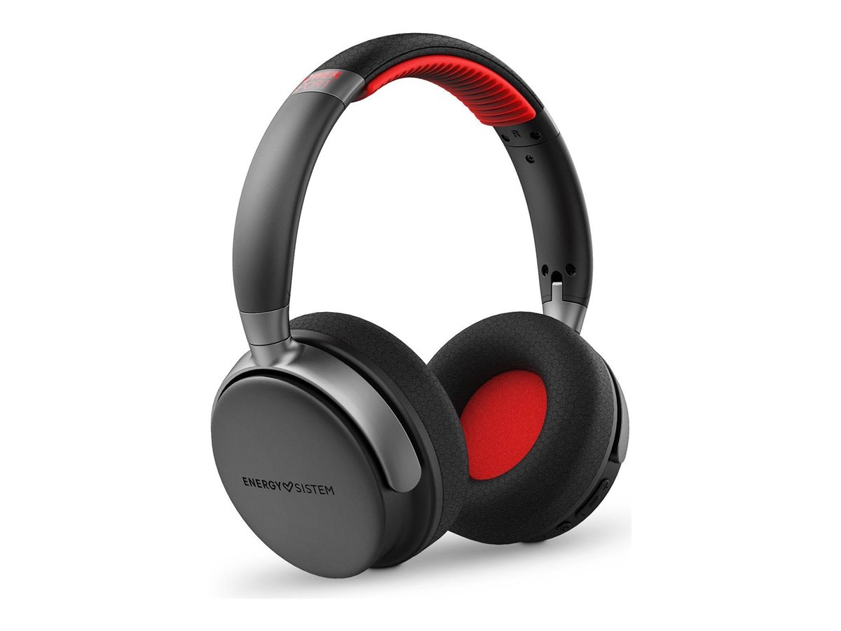 Energy Sistem Headphones | Power Sport | Built-in microphone | Bluetooth | Black/Red - Image 2