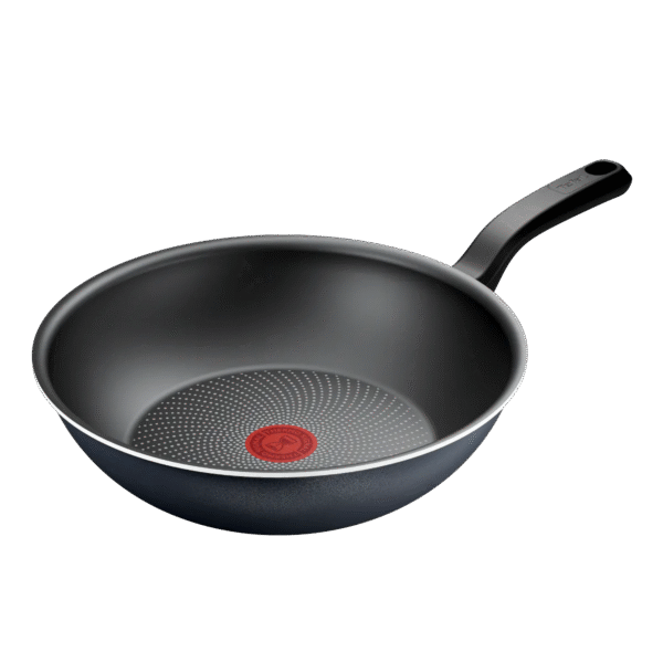 TEFAL Pan | H0561942 | Wok | Diameter 28 cm | Suitable for induction hob | Fixed handle | Black