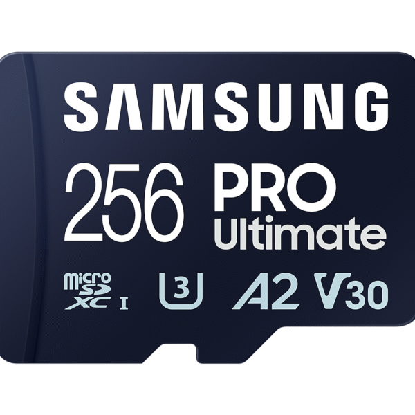 Samsung | MicroSD Card | PRO Ultimate | 256 GB | microSDXC Memory Card | Flash memory class U3, V30, A2 | SD adapter