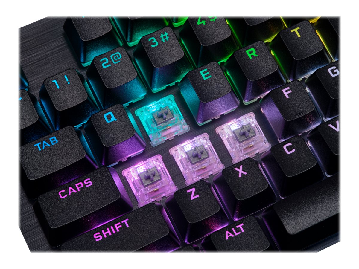 Corsair Mechanical Gaming Keyboard with PBT DOUBLE SHOT PRO Keycaps | K70 RGB PRO | Gaming keyboard | Wired | Nordic | Black | CHERRY MX SPEED - Image 6