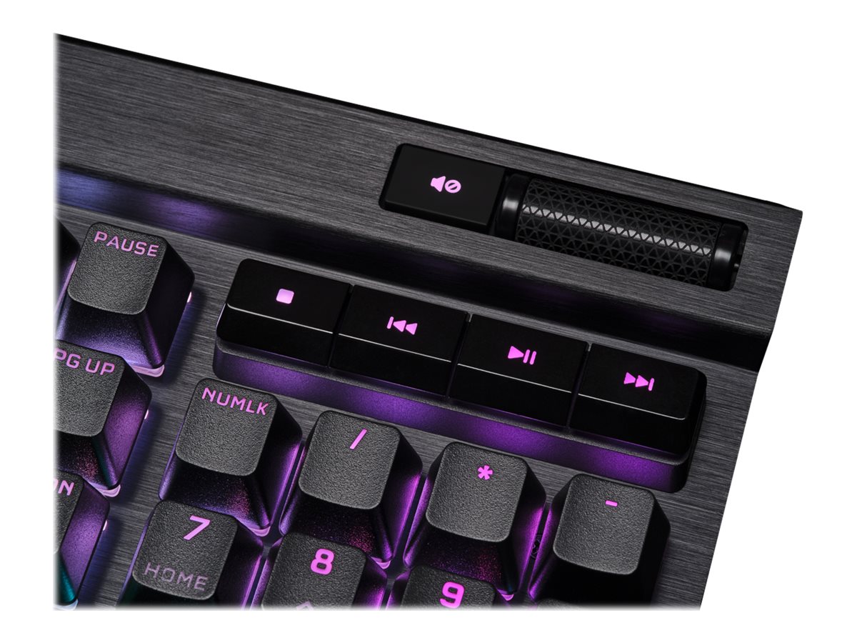 Corsair Mechanical Gaming Keyboard with PBT DOUBLE SHOT PRO Keycaps | K70 RGB PRO | Gaming keyboard | Wired | Nordic | Black | CHERRY MX SPEED - Image 8