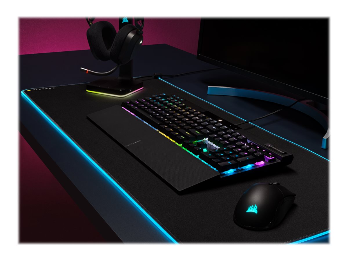 Corsair Mechanical Gaming Keyboard with PBT DOUBLE SHOT PRO Keycaps | K70 RGB PRO | Gaming keyboard | Wired | Nordic | Black | CHERRY MX SPEED - Image 11