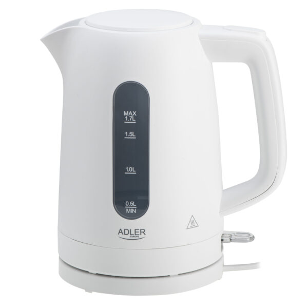 Adler Kettle | AD 1379w | Electric | 2200 W | 1.7 L | Polypropylene | 360° rotational base | White