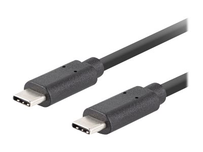 Lanberg USB-C 3.1 Gen 2 Cable, 10GB/s PD100W, 1.8 m | CA-CMCM-32CU-0018-BK | USB Type-C to USB Type-C - Image 2