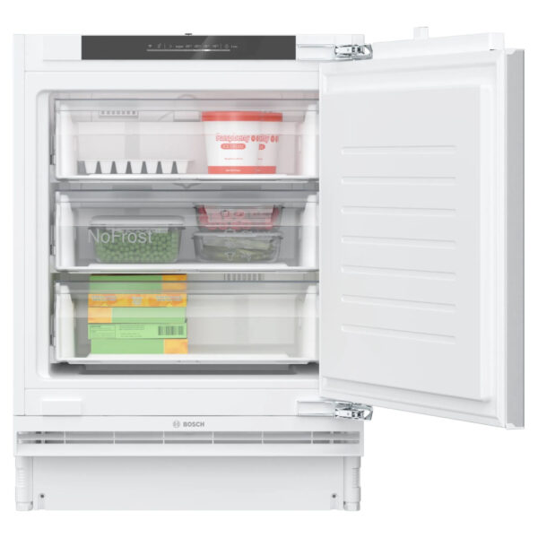 Bosch Freezer | GUN21ADE0 | Energy efficiency class E | Upright | Built-in | Height 82 cm | Total net capacity 85 L | No Frost system | White
