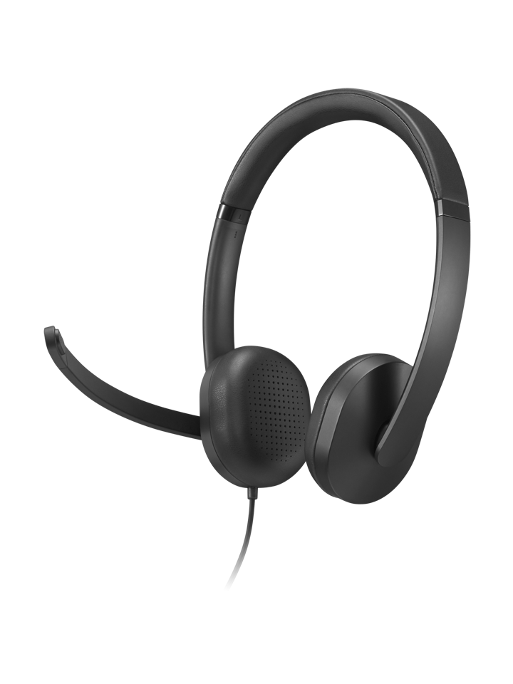 Lenovo Wired VoIP Headset 5000 (Teams) | Built-in microphone | USB Type-A, USB Type-C | Black - Image 4