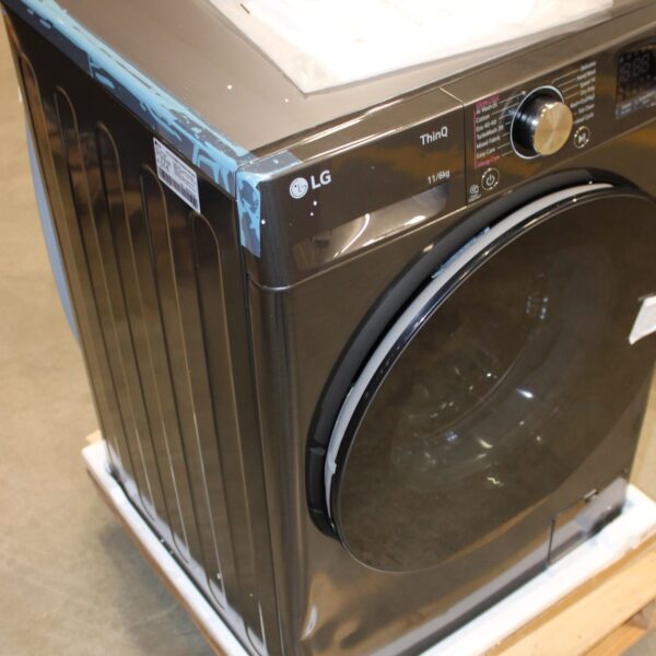 SALE OUT. LG F4DR711S2BA Washing machine, A, Front loading, Washing capacity 11 kg, Depth 56,5 cm, 1360 RPM, Black | LG Washing Machine with Dryer | F4DR711S2BA | Energy efficiency class A/D | Front loading | Washing capacity 11 kg | 1400 RPM | Depth 57 cm | Width 60 cm | Display | TFT | Drying system | Drying capacity 6 kg | Steam function | Direct drive | Wi-Fi | Black | DAMAGED PACKAGING, DENTS ON FRONT