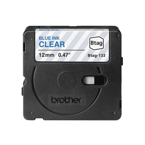 Brother BTAG-133 | Blue on Clear | Btag