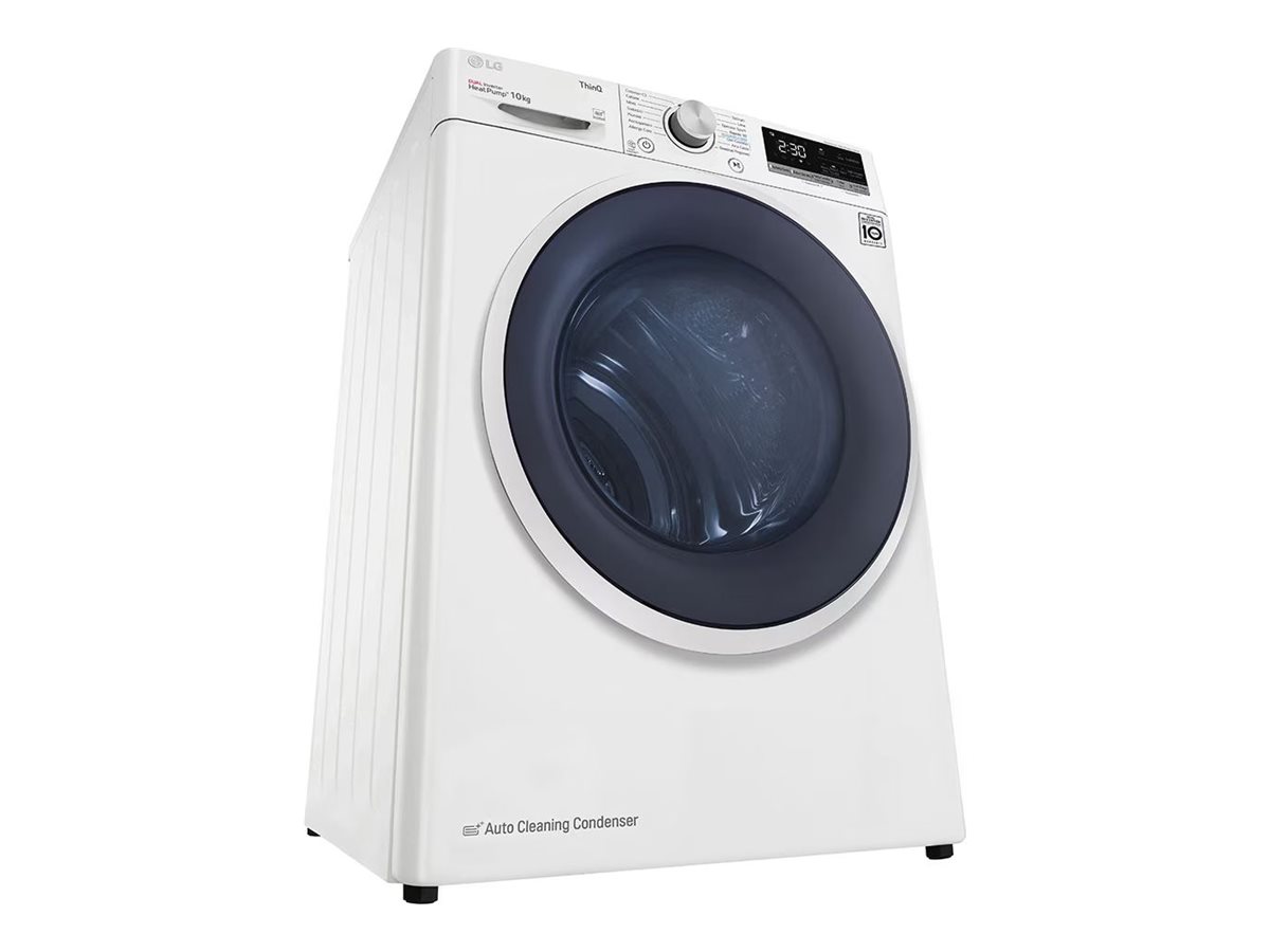 LG RH10V9AV4W Dryer Machine, C, Front loading, 10 kg, LED, Depth 66 cm, Wi-Fi, White | LG - Image 5