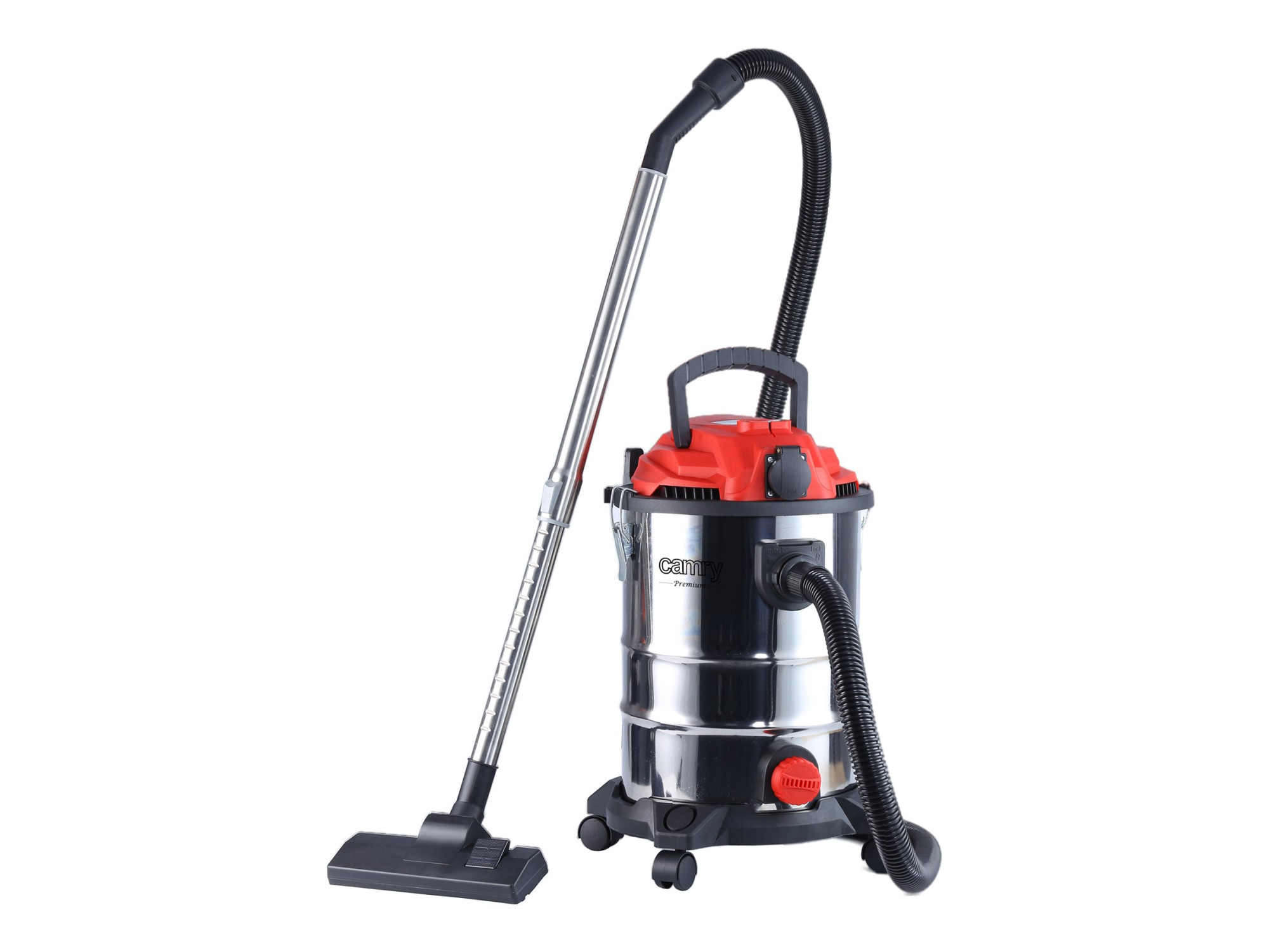 Camry | Professional industrial Vacuum cleaner | CR 7045 | Bagged | Wet suction | Power 3400 W | Dust capacity 25 L | Red/Silver - Image 2