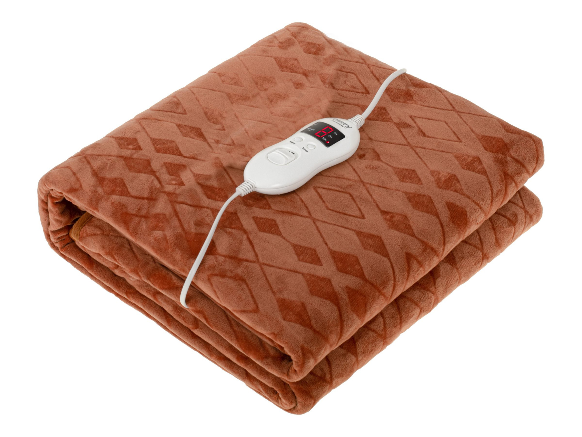 Camry | Electirc Heating Blanket with Timer | CR 7435 | Number of heating levels 8 | Number of persons 1 | Washable | Remote control | Super Soft Fleece/Polyester | 60 W - Image 2