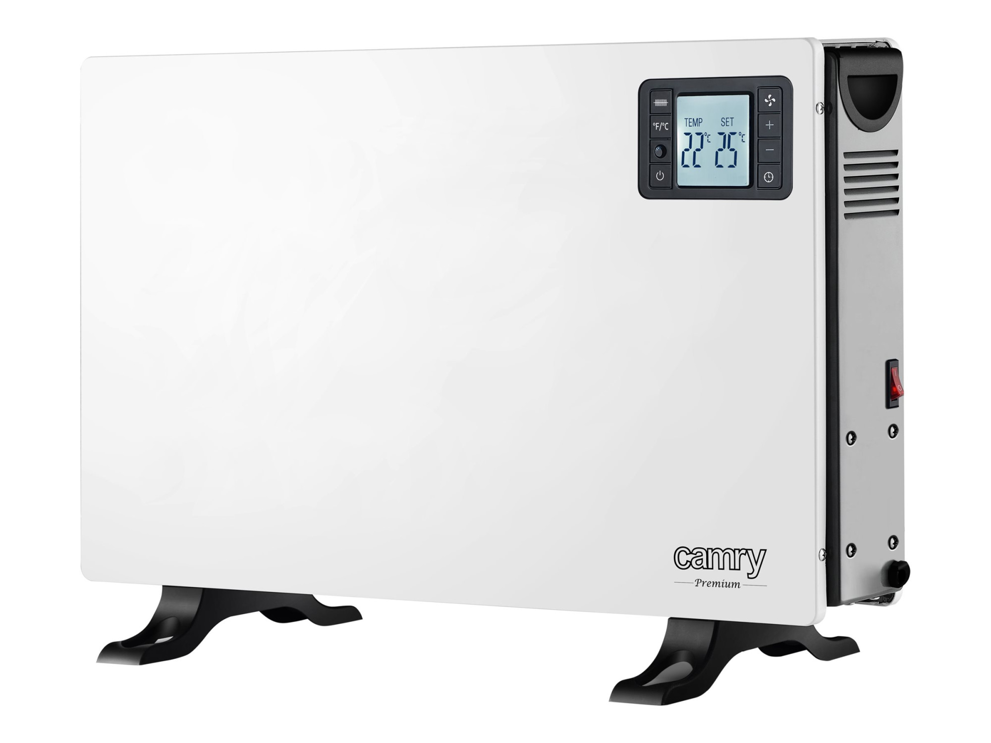 Camry | Convection Fan Heater with Remote Control | CR 7739 | Convection Heater | 2000 W | Number of power levels 3 | White - Image 2