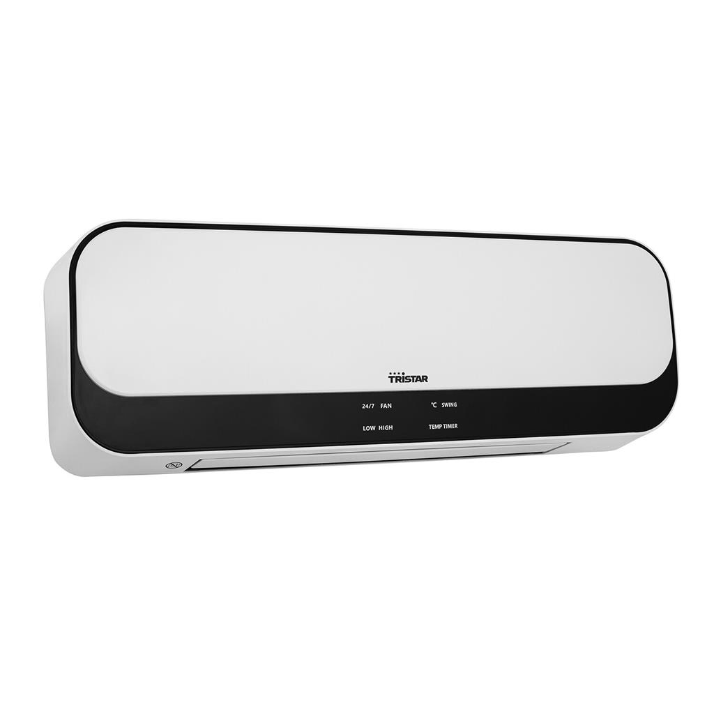 Tristar | KA-5075 | Ceramic heater | 2000 W | Number of power levels 3 | Suitable for rooms up to 60 m³ | Suitable for rooms up to 25 m² | White | IP00