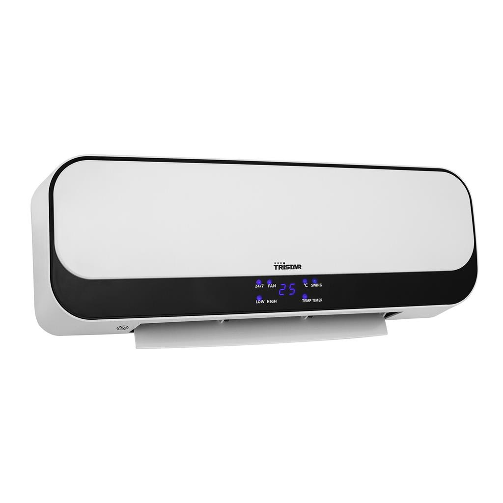 Tristar | KA-5075 | Ceramic heater | 2000 W | Number of power levels 3 | Suitable for rooms up to 60 m³ | Suitable for rooms up to 25 m² | White | IP00 - Image 2