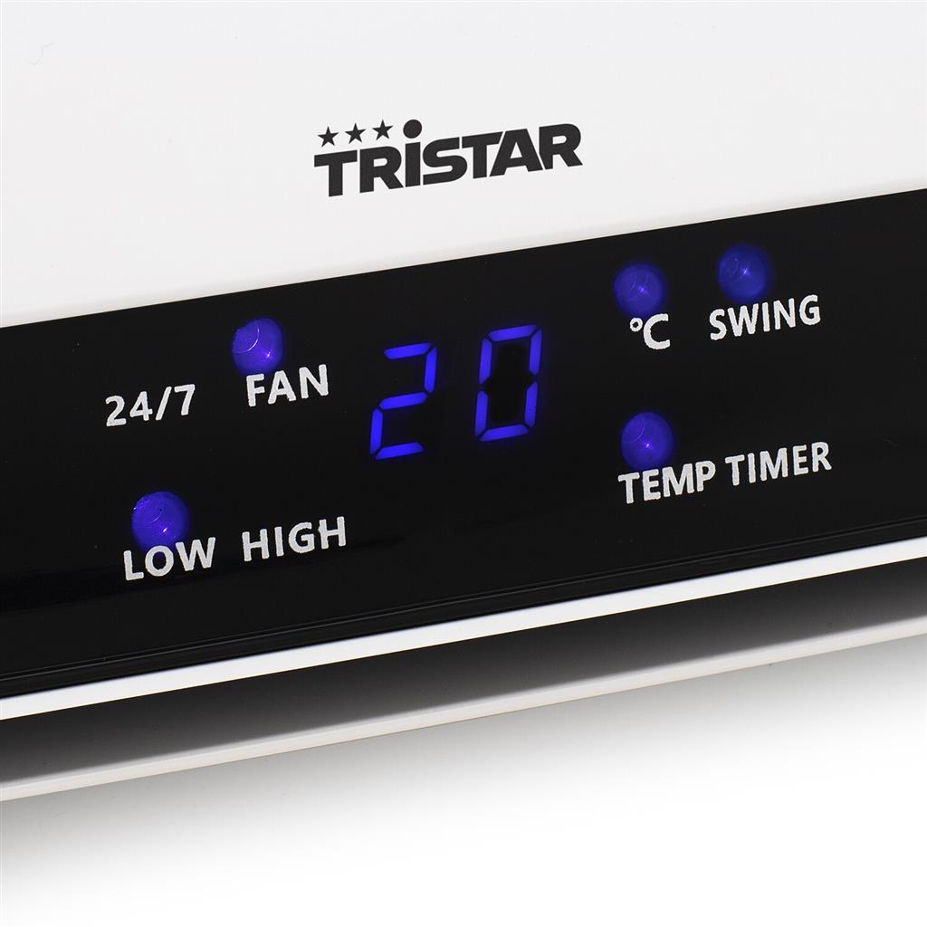 Tristar | KA-5075 | Ceramic heater | 2000 W | Number of power levels 3 | Suitable for rooms up to 60 m³ | Suitable for rooms up to 25 m² | White | IP00 - Image 3