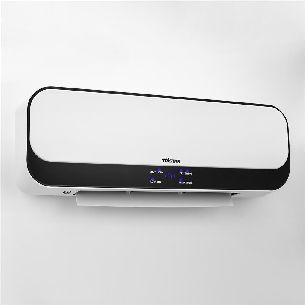 Tristar | KA-5075 | Ceramic heater | 2000 W | Number of power levels 3 | Suitable for rooms up to 60 m³ | Suitable for rooms up to 25 m² | White | IP00 - Image 4