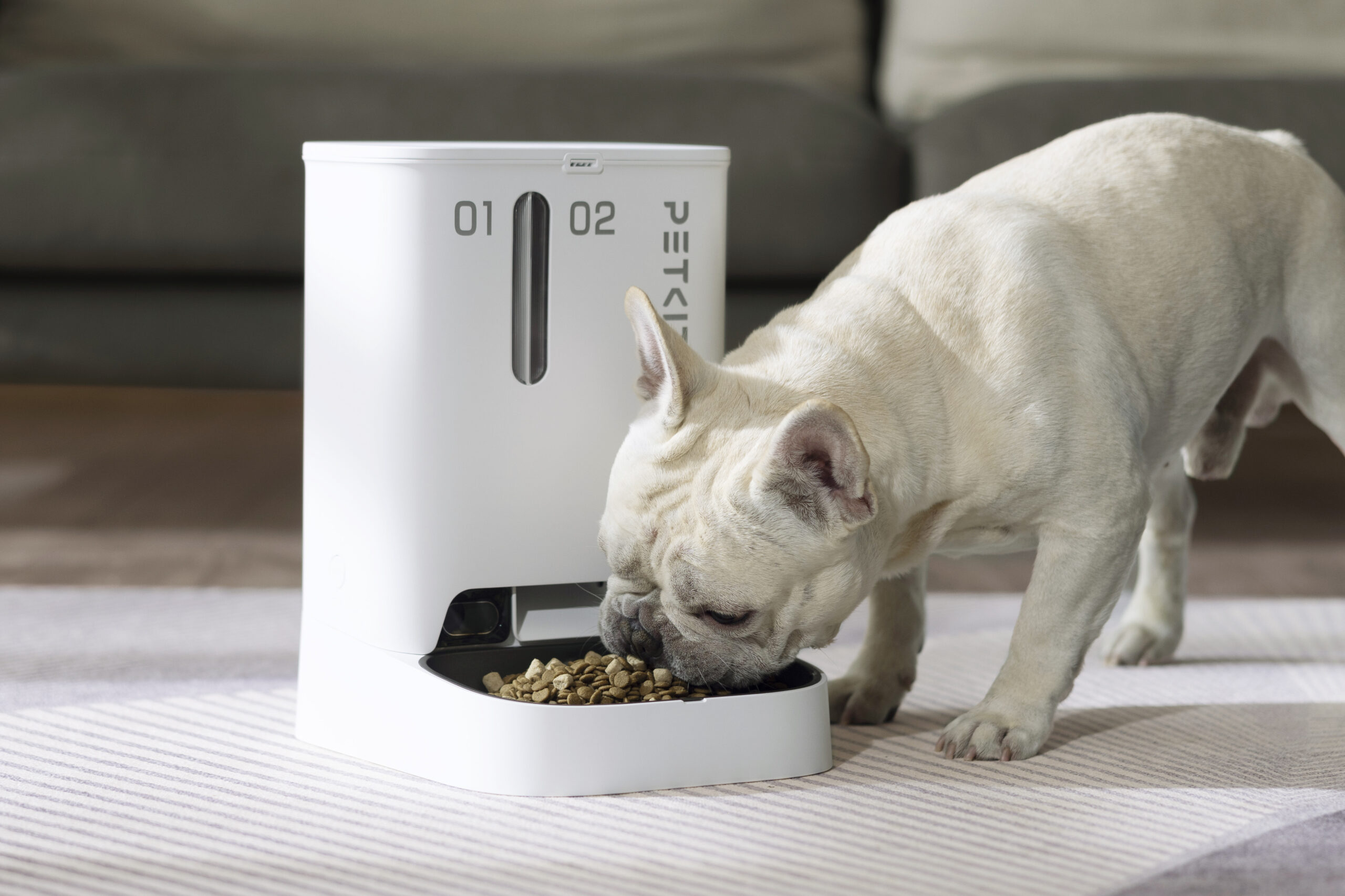 PETKIT | Feeder with Camera | P591 YumShare Dual-hopper | Capacity 2+3 L | White - Image 5