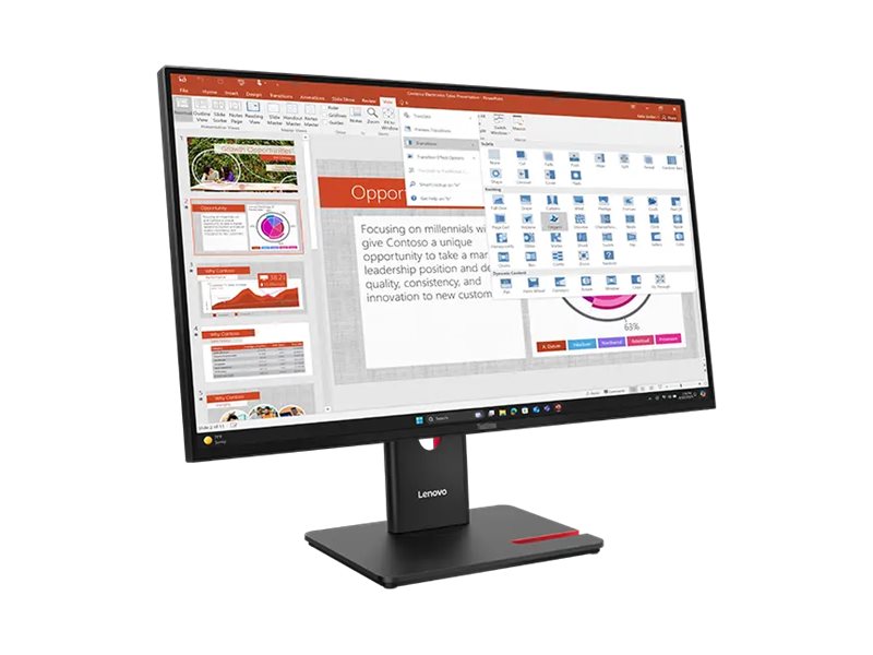 Lenovo | T27-40 | 27 " | IPS | 16:9 | 120 Hz | 6 ms | 1920 x 1080 pixels | 300 cd/m² | HDMI ports quantity 1 | Black | Warranty 36 month(s) - Image 9