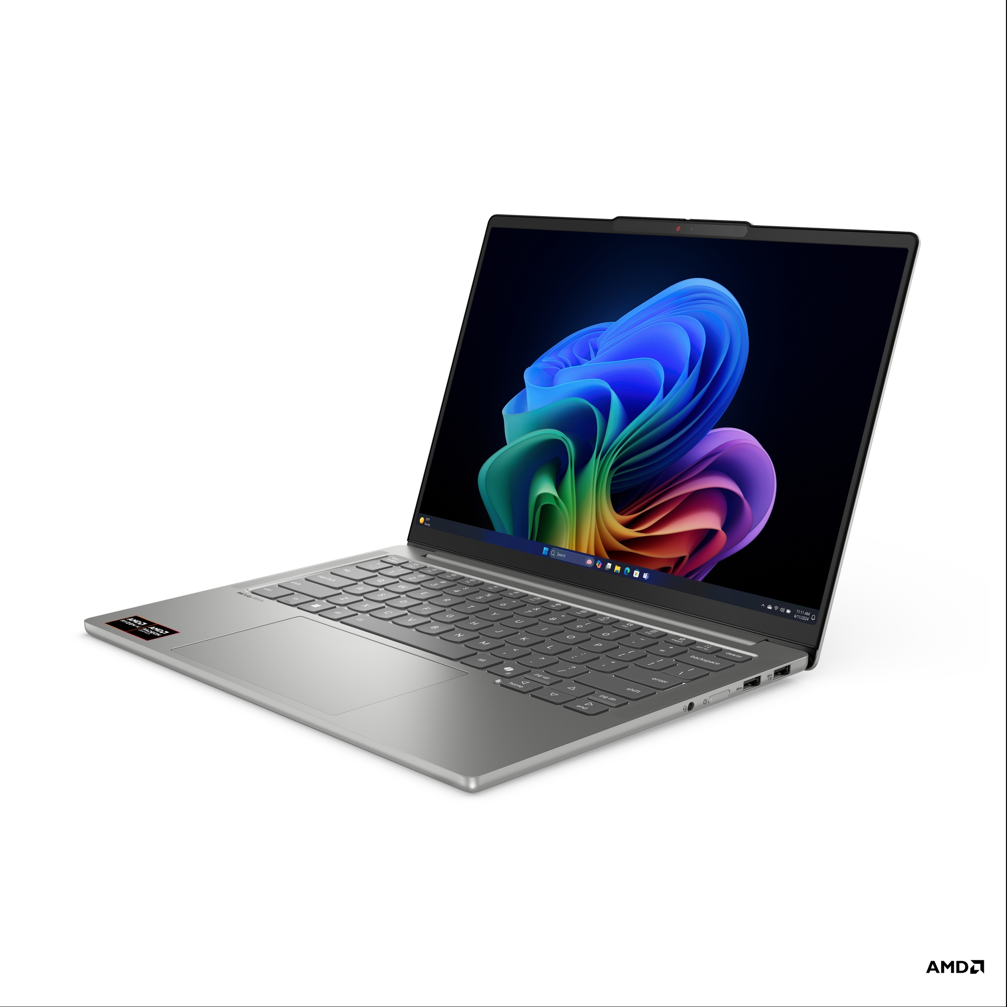 Lenovo IdeaPad Pro 5 14AKP10 | Luna Grey | 14 " | OLED | 2.8K | 2880 x 1800 pixels | Glossy | AMD Ryzen AI 5 | 340 | 24 GB | Soldered LPDDR5x | Solid-state drive capacity 512 GB | AMD Radeon 840M Graphics | Windows 11 Home | 802.11ax | Bluetooth version 5.3 | Keyboard language English | Keyboard backlit | Warranty 24 month(s) | Battery warranty 12 month(s) - Image 12