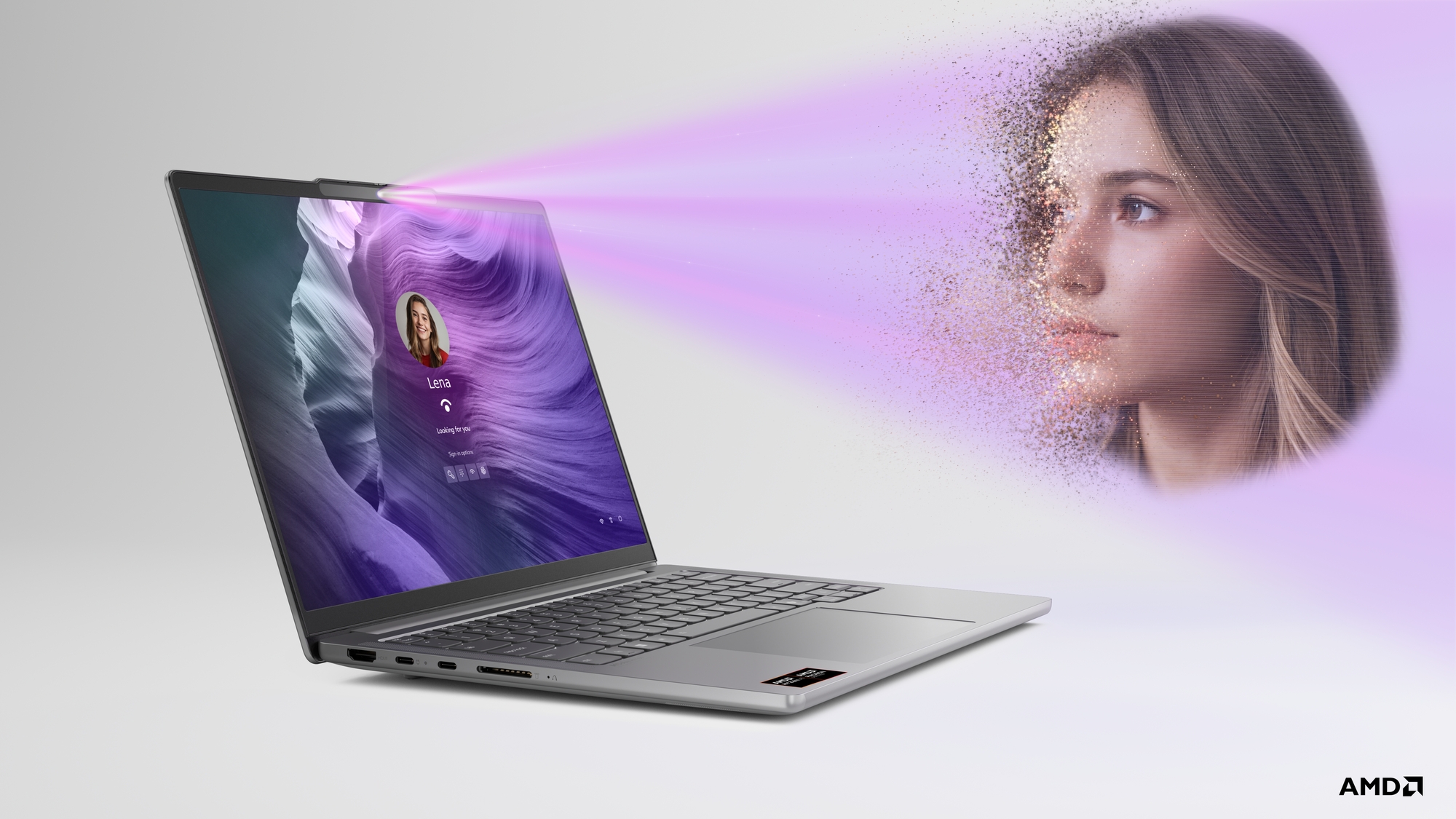Lenovo IdeaPad Pro 5 14AKP10 | Luna Grey | 14 " | OLED | 2.8K | 2880 x 1800 pixels | Glossy | AMD Ryzen AI 5 | 340 | 24 GB | Soldered LPDDR5x | Solid-state drive capacity 512 GB | AMD Radeon 840M Graphics | Windows 11 Home | 802.11ax | Bluetooth version 5.3 | Keyboard language English | Keyboard backlit | Warranty 24 month(s) | Battery warranty 12 month(s) - Image 20