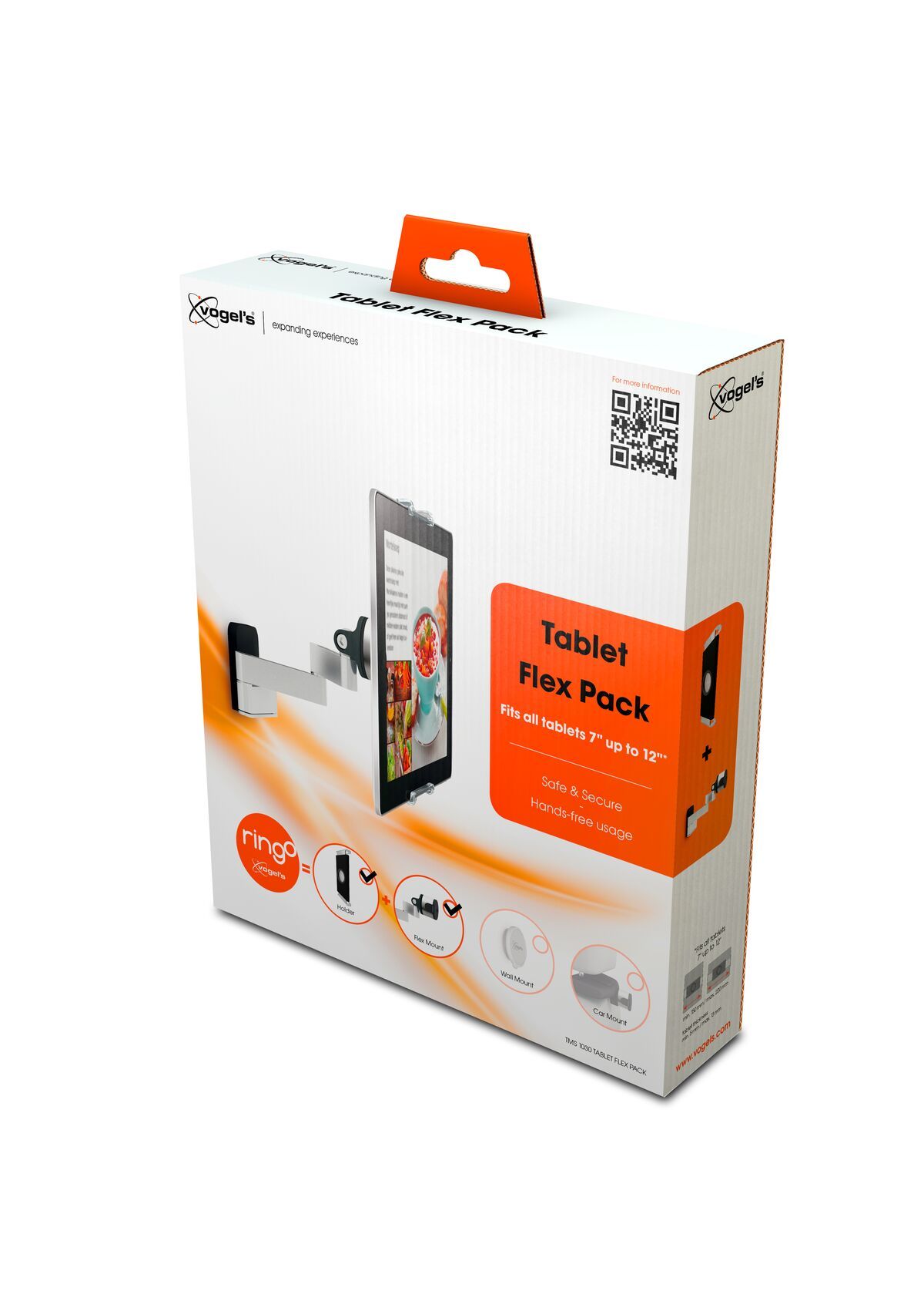 Vogels TMS 1030 Tablet Flex Pack | Tilt | 7-13 " | Maximum weight (capacity) 2 kg | Silver - Image 6